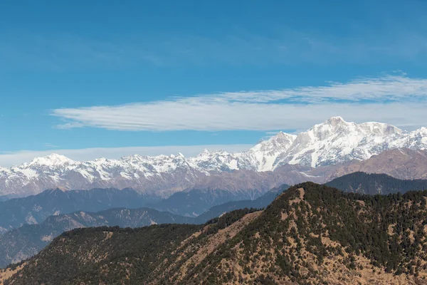 Γραφικό Landscaoe Της Κοιλάδας Chopta Uttarakhand — Φωτογραφία Αρχείου