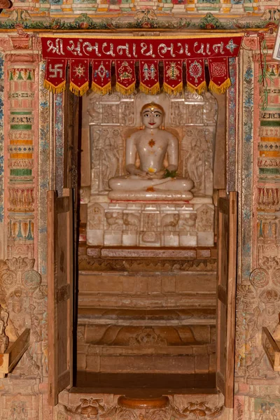 Arquitetura Vista Templo Jain Dentro Fort Jaisalmer Rajasthan Novembro 2018 — Fotografia de Stock
