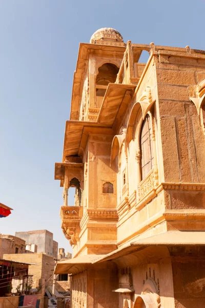 Jaisalmer Rajasthan India Listopad 2018 Architektura Pohled Jaisalmer Fort Nebo — Stock fotografie