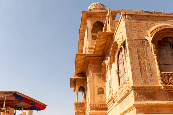 Jaisalmer Rajasthan India 2018年11月 ジャイサルマー砦または黄金の砦の建築ビューとジャイサルマーの複合体 — ストック写真