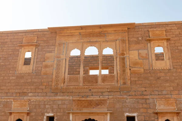 Jaisalmer Rajasthan India Listopad 2018 Wioska Kuldhara Ruiny Tajemniczej Opuszczonej — Zdjęcie stockowe