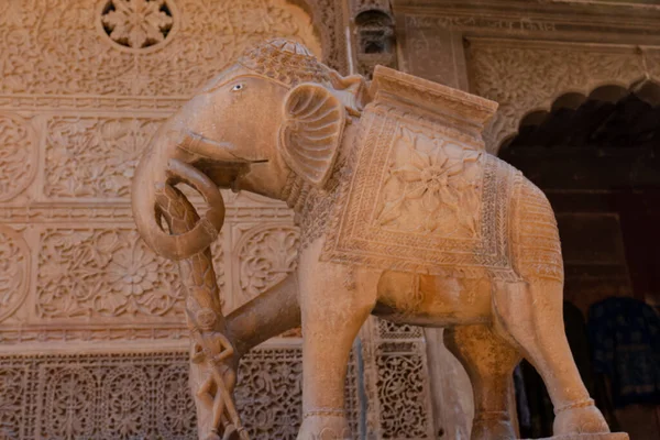 Patwon Haveli Jaisalmer Rajasthan Indie První Těchto Havel Byl Zadán — Stock fotografie