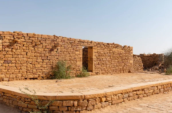 Jaisalmer Rajasthan India November 2018 Kuldhara Desa Yang Diabaikan — Stok Foto