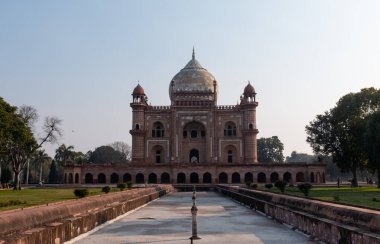 Safdarjung 's Tomb, Mughal mozolesi 1754 yılında Yeni Delhi, Hindistan' da inşa edildi.