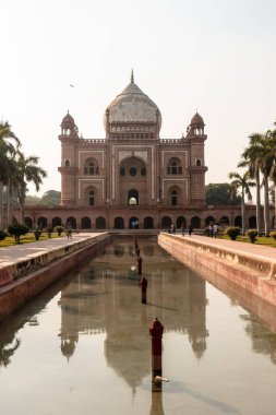 Safdarjung 's Tomb, Mughal mozolesi 1754 yılında Yeni Delhi, Hindistan' da inşa edildi.