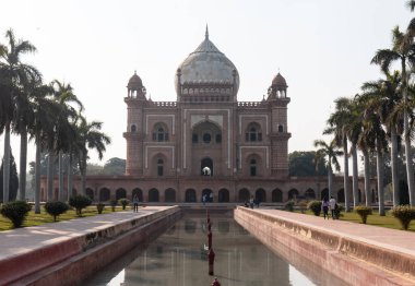 Safdarjung 's Tomb, Mughal mozolesi 1754 yılında Yeni Delhi, Hindistan' da inşa edildi.