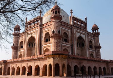 Safdarjung 's Tomb, Mughal mozolesi 1754 yılında Yeni Delhi, Hindistan' da inşa edildi.