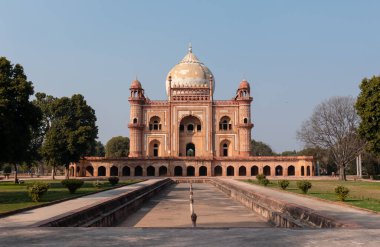 Safdarjung 's Tomb, Mughal mozolesi 1754 yılında Yeni Delhi, Hindistan' da inşa edildi.