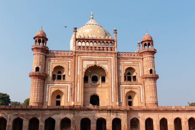 Safdarjung 's Tomb, Mughal mozolesi 1754 yılında Yeni Delhi, Hindistan' da inşa edildi.