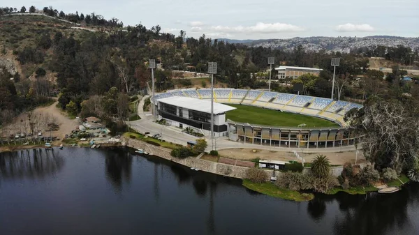 Luchtfoto Van Stadion Lagune Vina Del Mar Chili — Stockfoto