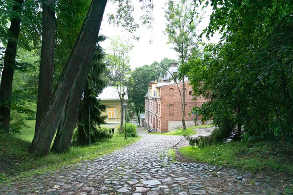 Tartu. Środek. Miejski park. Estonia. — Zdjęcie stockowe