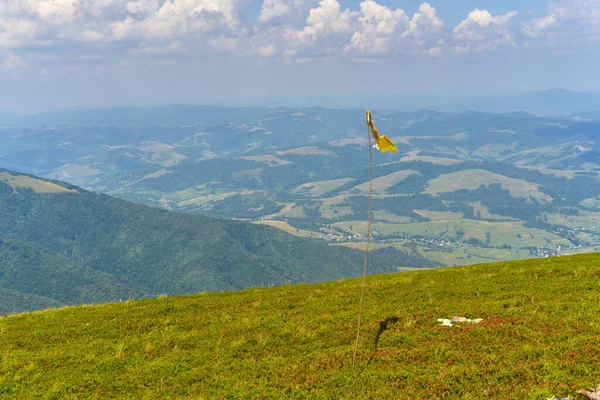 Paisaje Único Del Ecosistema Los Cárpatos Ucrania — Foto de Stock