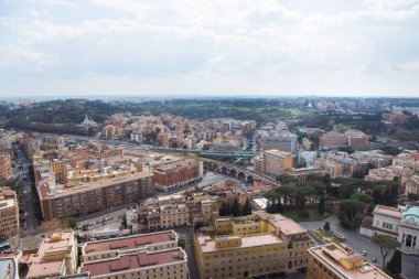 sokaklar ve Binalar Roma, İtalya, havadan görünümü