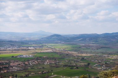 güzel manzara Orvieto, Roma banliyösünde, İtalya