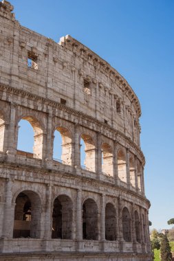 eski güzel Colosseum kalıntıları Roma, İtalya