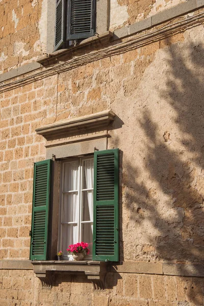 Sombra Árbol Edificio Orvieto Suburbio Roma Italia — Foto de stock gratis