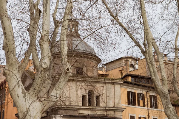 Exterior Del Antiguo Edificio Roma Italia — Foto de stock gratuita