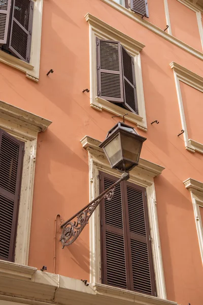 Facade of old european building, Italy