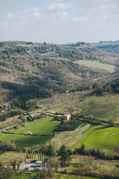 Pemandangan Indah Orvieto Pinggiran Kota Roma Italia — Foto Stok Gratis