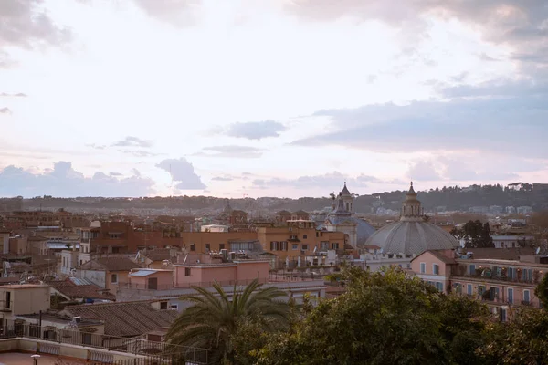 Vedere Bazilica Peters Clădiri Din Roma Italia — Fotografie de stoc gratuită