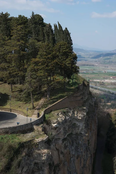 Blick Auf Orvieto Vorort Von Rom Italien — kostenloses Stockfoto