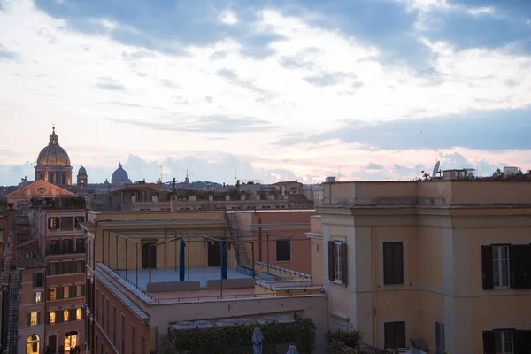 Vedere Bazilica Peters Clădiri Din Roma Italia — Fotografie de stoc gratuită