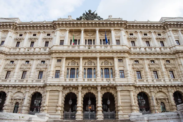 Gevel Van Het Hof Van Cassatie Rome Italië — Gratis stockfoto