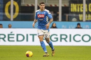 Milan, Italy - 12/02/2020: Coppa Italia - Inter vs Napoli 0-1. Giovanni Di Lorenzo, Napoli.