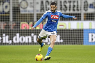 Milan, Italy - 12/02/2020: Coppa Italia, Inter vs Napoli 0-1.  Kostas Manolas, Napoli.