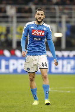 Milan, Italy - 12/02/2020: Coppa Italia, Inter vs Napoli 0-1.  Kostas Manolas, Napoli.