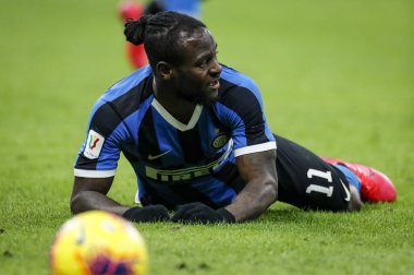 Milan, 12/02/2020 - Coppa Italia - Inter vs Napoli 0-1. Inter vs Napoli 0-1. Victor Moses, Inter.