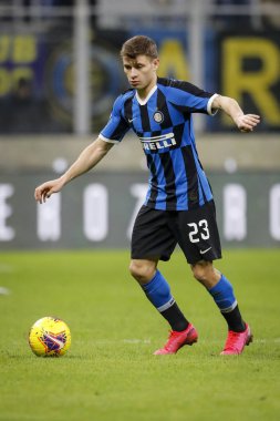 Milan, Italy - 12/02/2020: Coppa Italia - Inter vs Napoli 0-1. Nicol Barella, Inter.