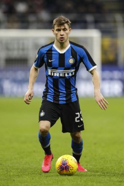 Milan, Italy - 12/02/2020: Coppa Italia - Inter vs Napoli 0-1. Nicol Barella, Inter.