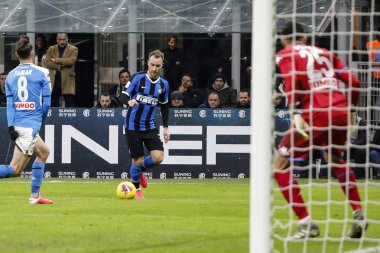 Milan, 12 / 02 / 2020 - Coppa Italia - Inter vs Napoli 0-1. Christian Eriksen, İnter.