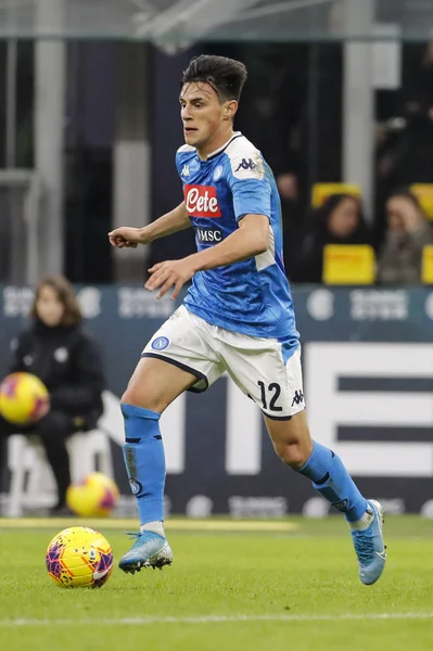 Milan, Italy - 12/02/2020: Coppa Italia, Inter vs Napoli 0-1. Eljif Elmas, Napoli.