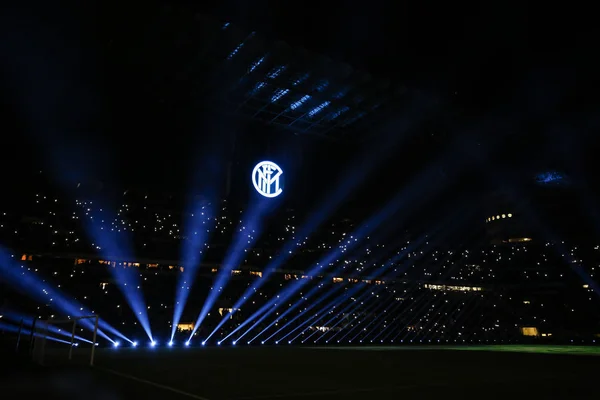 Milão Itália 2020 Coppa Italia Inter Napoli Stadium San Siro — Fotografia de Stock