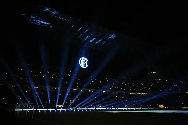 Milan, Italy - 12/02/2020: Coppa Italia - Inter vs Napoli. Stadium San Siro before match.