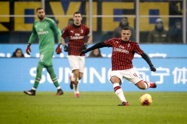 MILAN, ITALY - FEBRUARY 13, 2020: Ismael Bennacer, Milan.