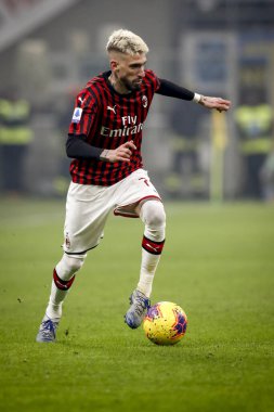 MILAN, ITALY - JANUARY 28, 2020:Samuel Castillejo, Milan.