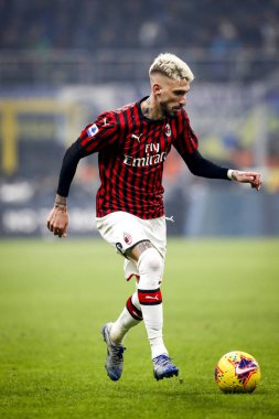 MILAN, ITALY - JANUARY 28, 2020:Samuel Castillejo, Milan.