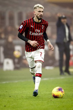 MILAN, ITALY - JANUARY 28, 2020:Samuel Castillejo, Milan.