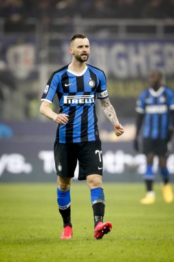 MILAN, ITALY - FEBRUARY 12, 2020: Marcelo Brozovic 