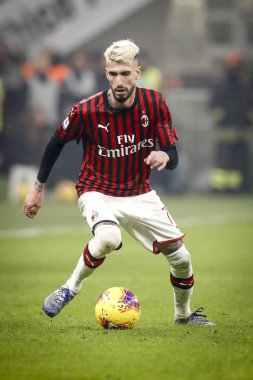 MILAN, ITALY - FEBRUARY 17, 2020:Samuel Castillejo, Milan.