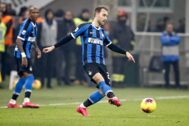 MILAN, ITALY - FEBRUARY 12, 2020: Christian Eriksen, Inter.