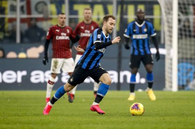 MILAN, ITALY - FEBRUARY 12, 2020: Christian Eriksen, Inter.
