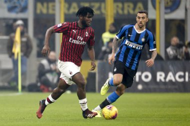 MILAN, ITALY - FEBRUARY 17, 2020: Franck Kessie, Milan.