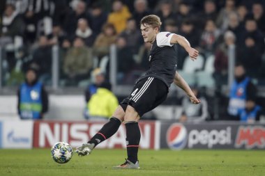 Turin, Italy - 26 November 2019. Football match of UEFA Champions League, Juventus vs Atletico Madrid. Matthijs de Ligt, Holland, Juventus.