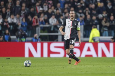 Turin, Italy - 26 November 2019. Football match of UEFA Champions League, Juventus vs Atletico Madrid. Leonardo Bonucci, Juventus.