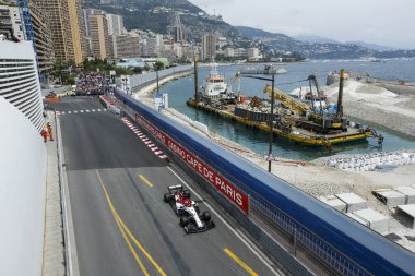 Monte CARLO, Monako - 23RD-26 Mayıs 2019 Monako GP 2019. Kimi Raikkonen, Finlandiya, Alfa Romeo.