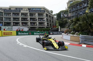 Monte CARLO, Monako - 23RD-26 Mayıs 2019 Monako GP 2019. Nico Hulkenberg, Almanya, Renault.